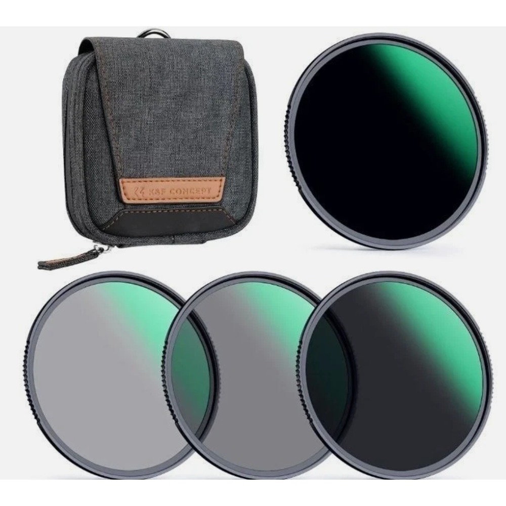 K&F Concept Nano-X Lens Filter Set ND4 ND8 ND64 ND1000 77mm Neutral Density